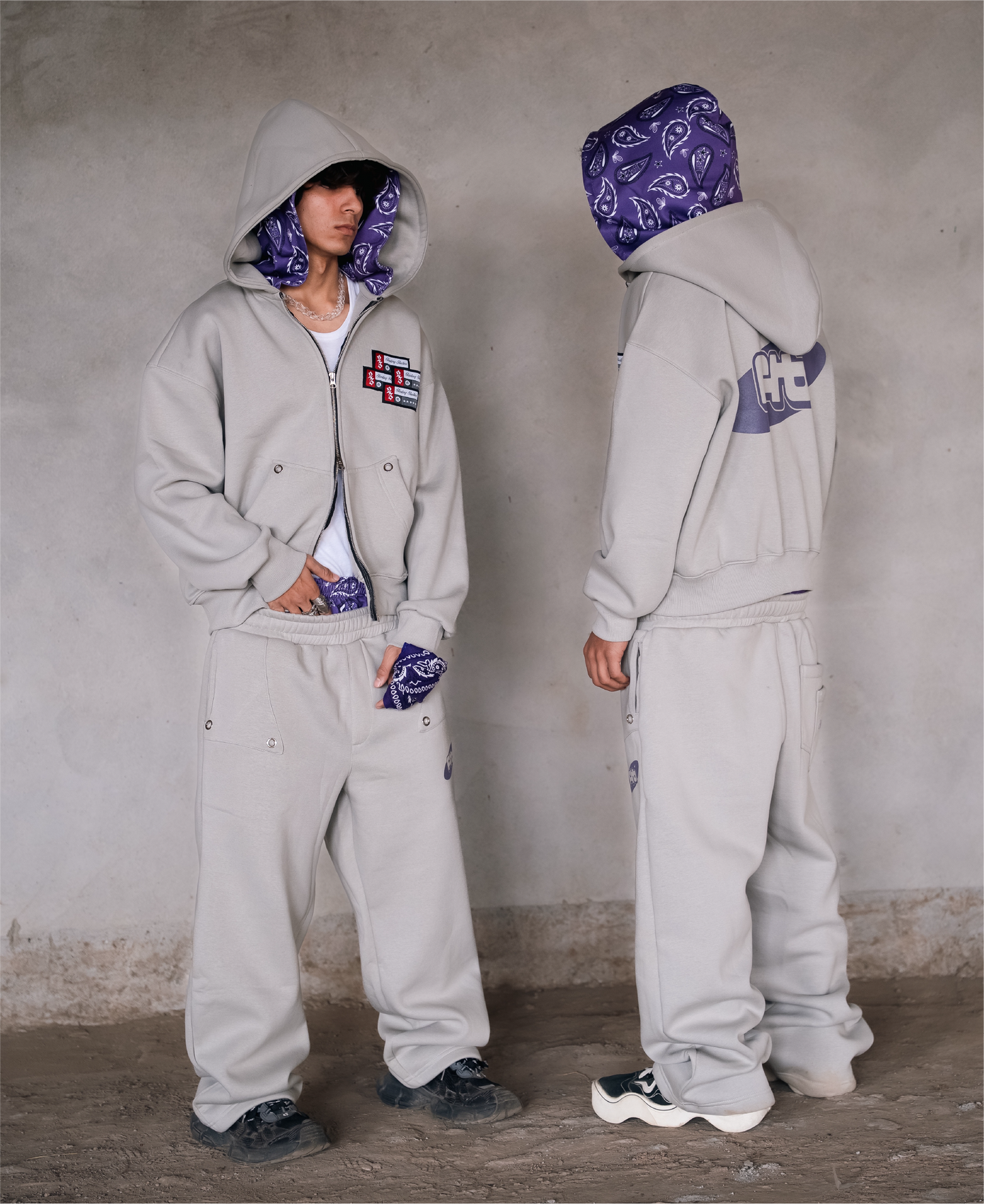 NARDO GREY ZIPPER