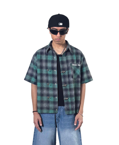 FOREST GREEN CLASP SHIRT