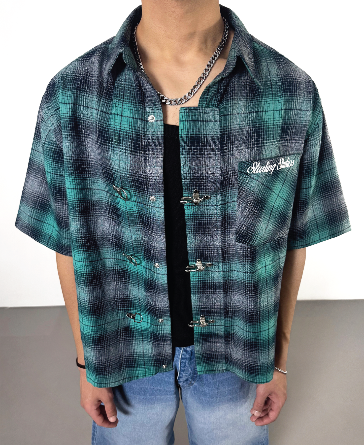 FOREST GREEN CLASP SHIRT