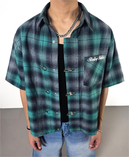 FOREST GREEN CLASP SHIRT
