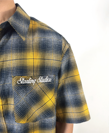 MUSTARD YELLOW CLASP SHIRT