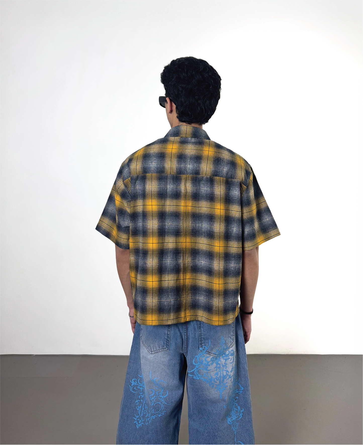 MUSTARD YELLOW CLASP SHIRT