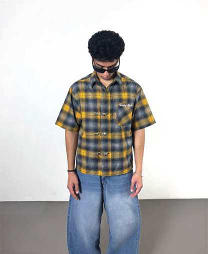 MUSTARD YELLOW CLASP SHIRT