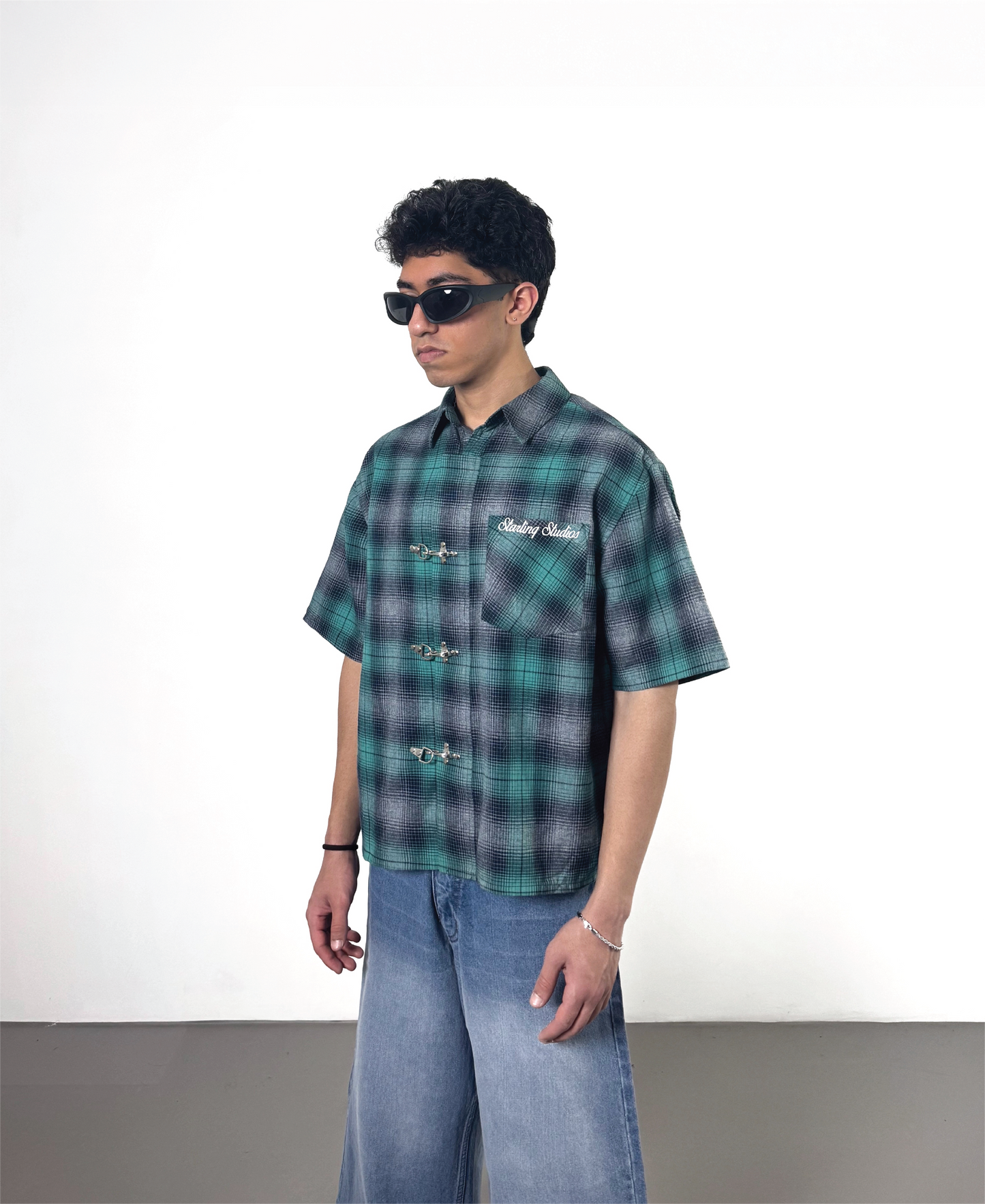 FOREST GREEN CLASP SHIRT