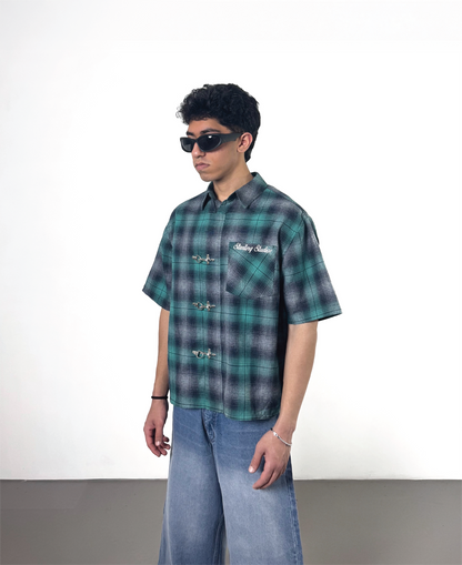 FOREST GREEN CLASP SHIRT