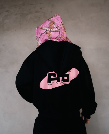 CHARCOAL BLACK ZIPPER