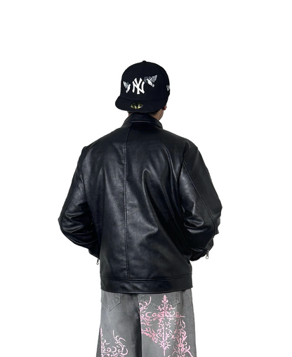 FIREMAN CLASP JACKET - VTG BLACK