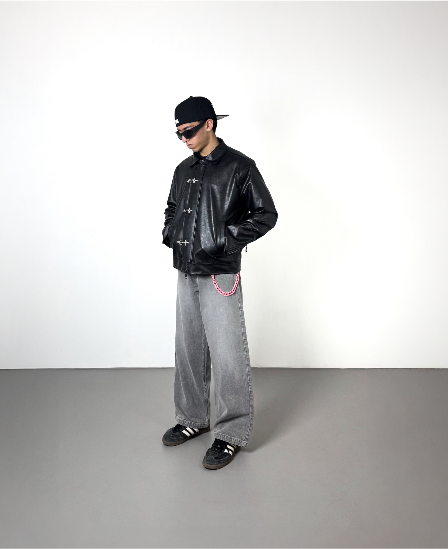 FIREMAN CLASP JACKET - VTG BLACK