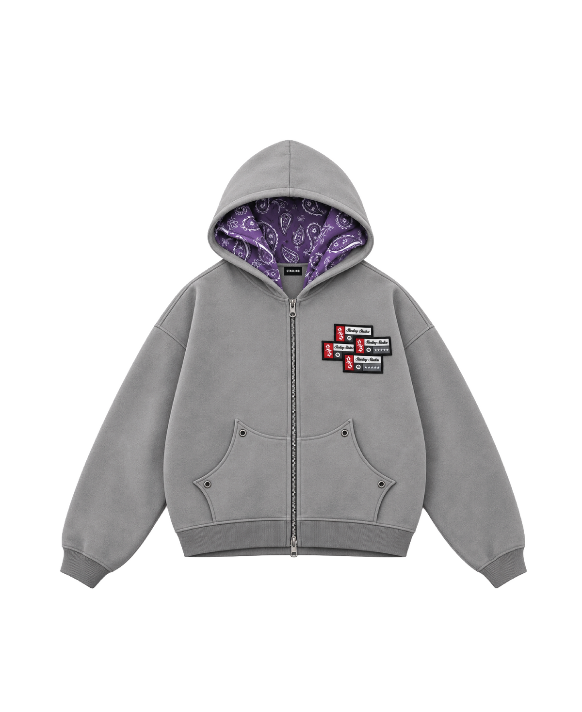 NARDO GREY ZIPPER