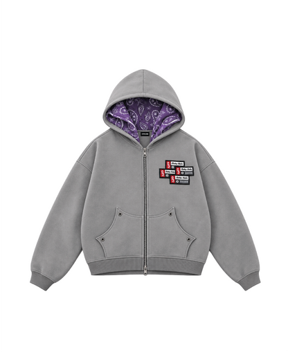 NARDO GREY ZIPPER