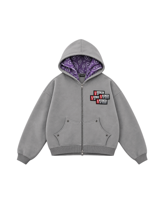 NARDO GREY ZIPPER