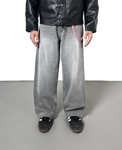 CHARCOAL GREY DENIM