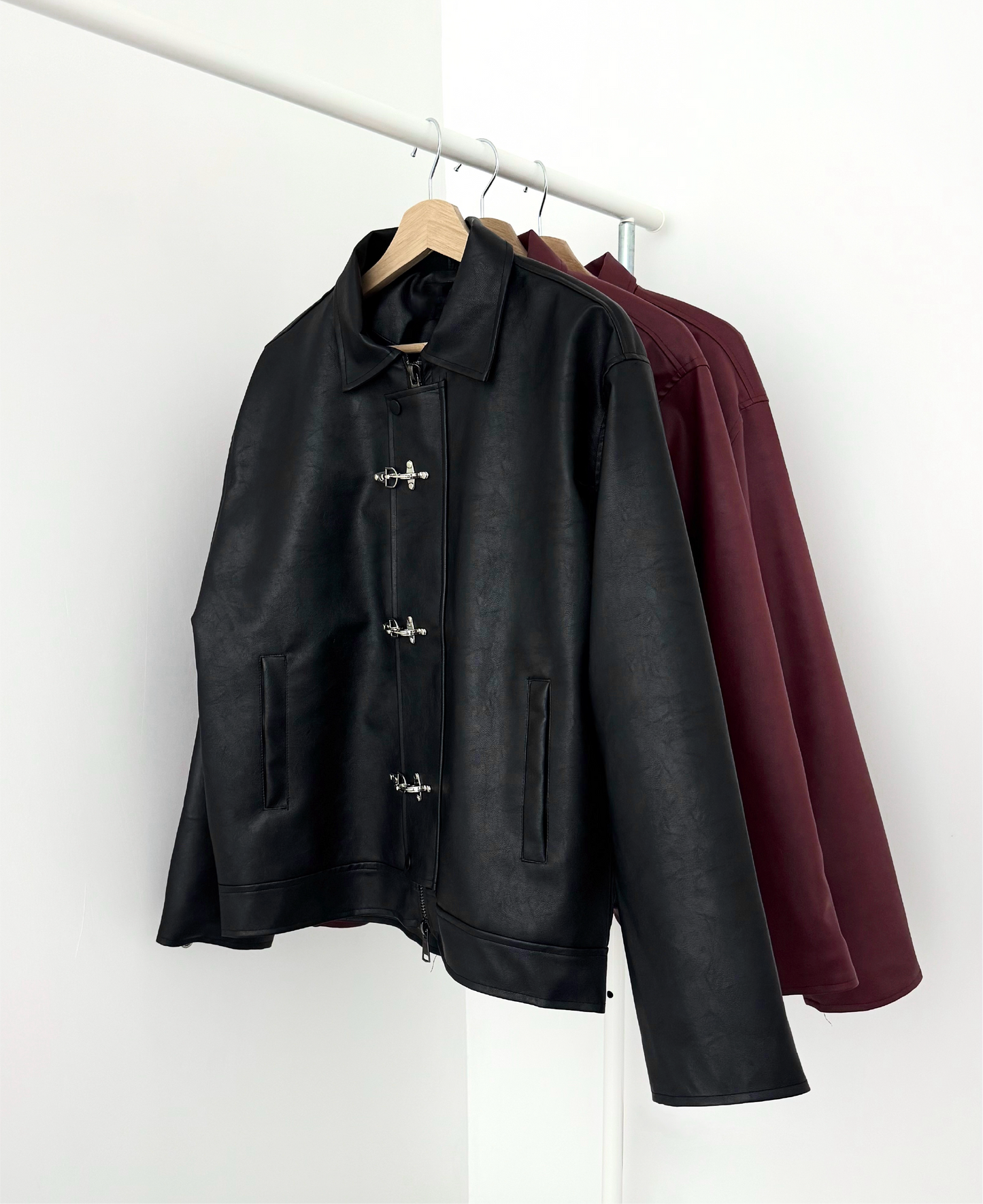 FIREMAN CLASP JACKET - VTG BLACK