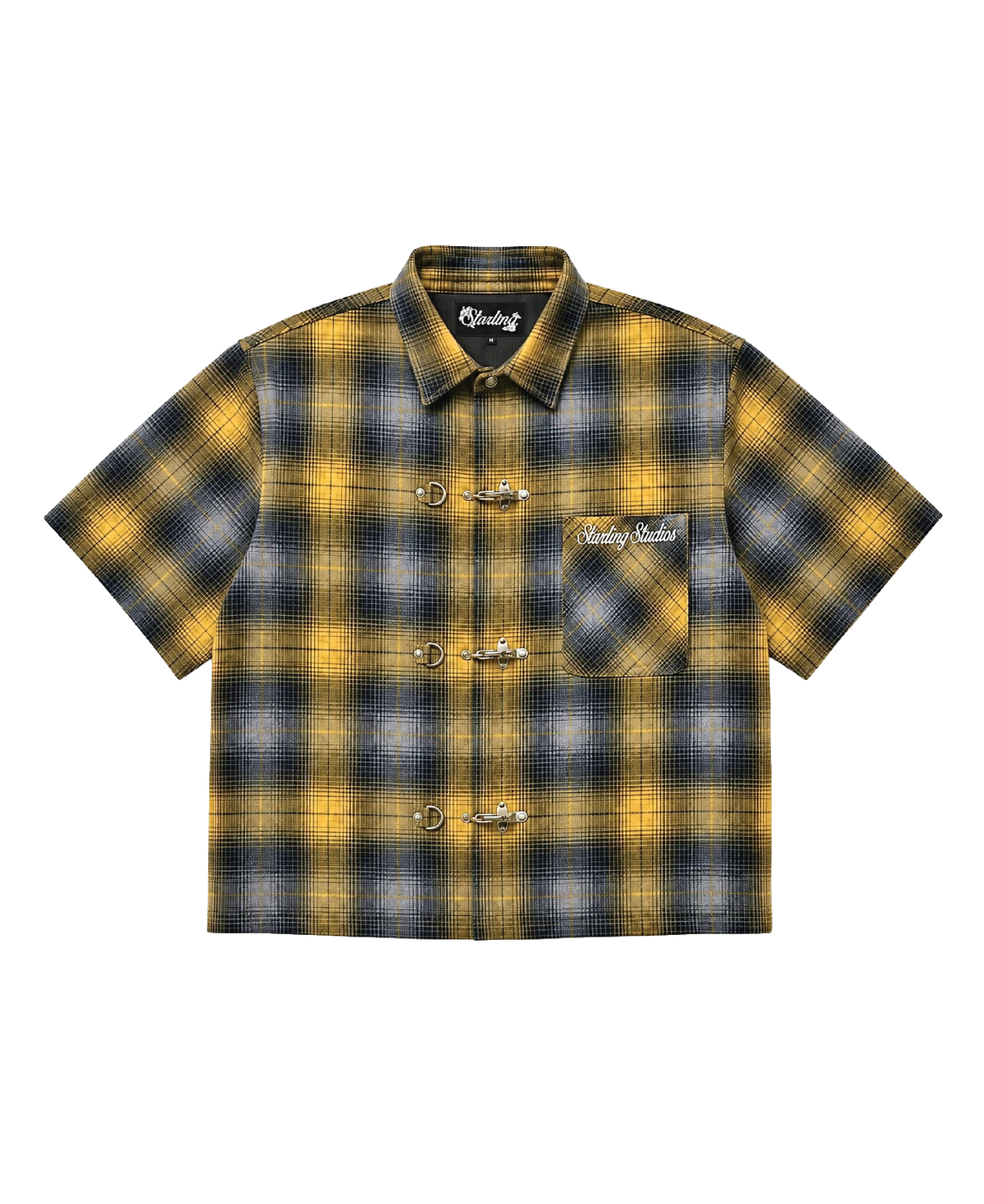 MUSTARD YELLOW CLASP SHIRT