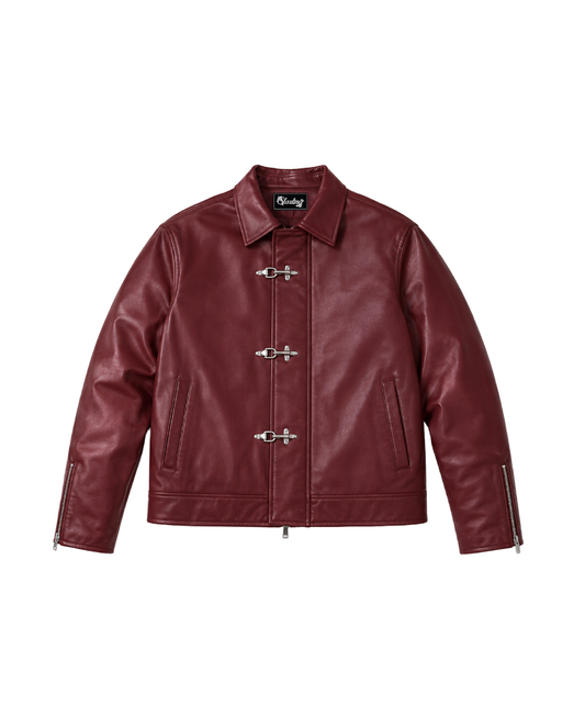 FIREMAN CLASP JACKET - CHERRY RED