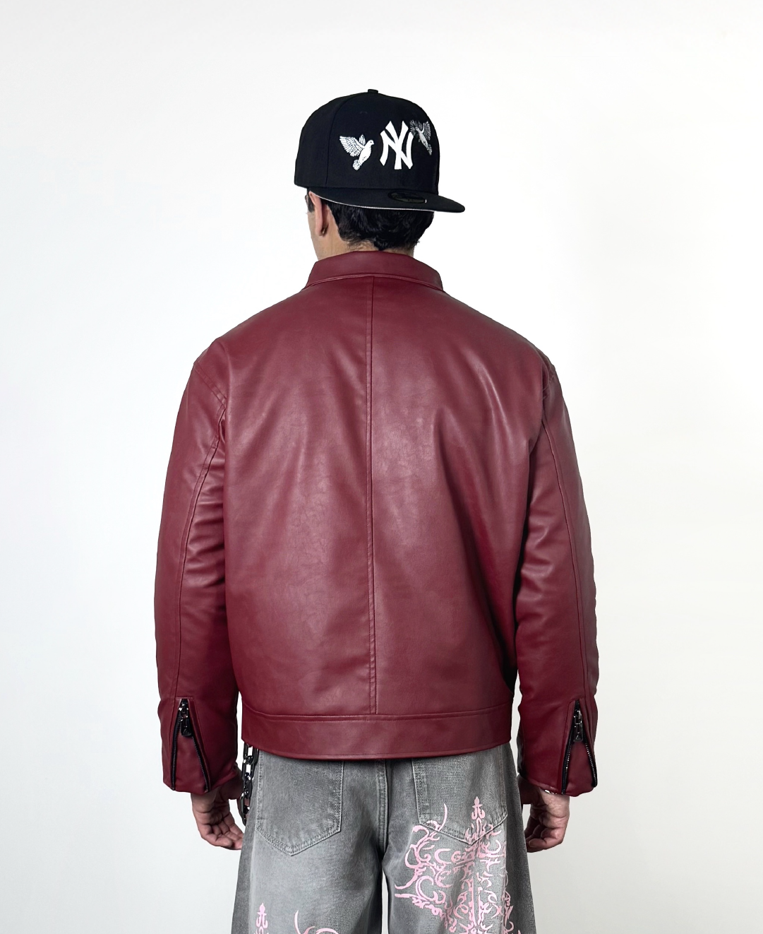 FIREMAN CLASP JACKET - CHERRY RED